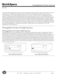 HP StorageWorks LTO Ultrium Tape Drives