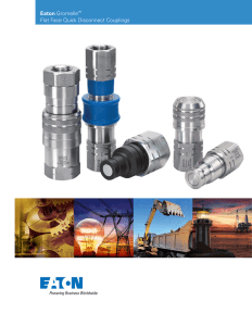 Eaton Gromelle™ Flat Face Quick Disconnect Couplings