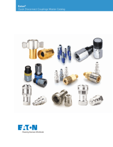 Eaton® Quick Disconnect Couplings Master Catalog