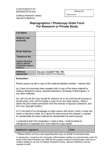 Reprographics form (PDF - 262KB)