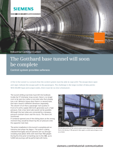 The Gotthard base tunnel will soon be complete
