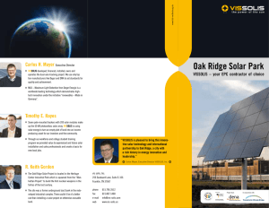 Oak Ridge Solar Park