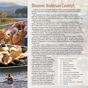 Discover Anderson County!
