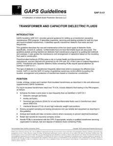 Transformer And Capacitor Dielectric Fluids