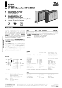 APD155.131 - PULS Power Supply