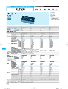 MGFS30 - Electrocomponents