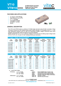 VT10 Series - Vitecpower