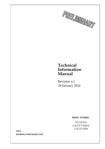 Technical Information Manual