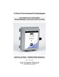 SCD REV-F Dec 3 01.pub - Critical Environment Technologies