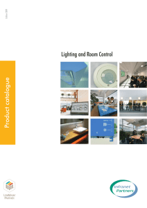 Product catalogue Lighting and Room Control