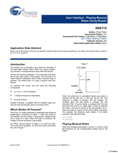 User Interface - Playing Musical Notes Using Buzzer