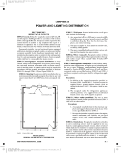 power and lighting distribution