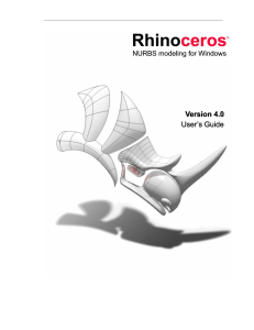 Rhinoceros 4.0 Users Guide