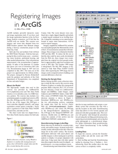 Registering Images in ArcGIS