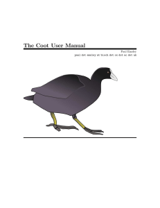 The Coot User Manual - MRC Laboratory of Molecular Biology