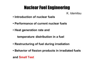 Nuclear Fuel Engineering
