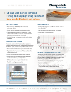 CF Series Metallization Drying and Firing Furnace