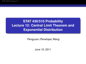 STAT 430/510 Probability Lecture 12