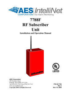 7788F RF Subscriber Unit