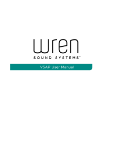 V5AP User Manual - Wren Sound Systems, LLC