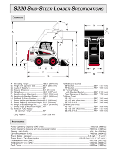 s220 skid-steer loader specifications