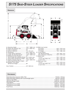 s175 skid-steer loader specifications