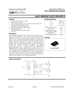 HALF-BRIDGE GATE DRIVER IC