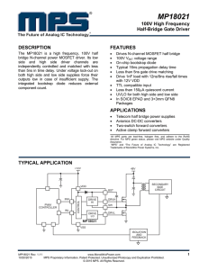 MP18021 - Monolithic Power System