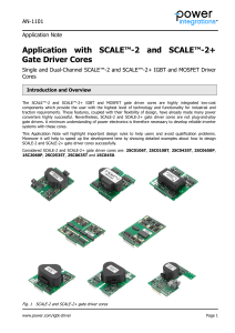 AN-1101: Application with SCALE-2 Gate Driver Cores