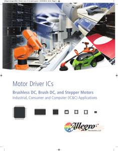 Motor Driver ICs - Allegro Microsystems