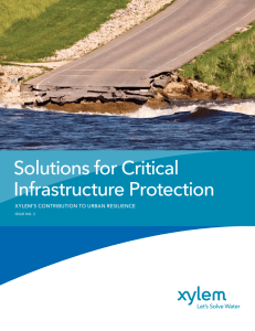Solutions for Critical Infrastructure Protection