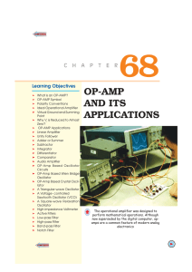 op-amp and its applications