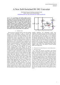 A New Soft-Switched DC-DC Converter