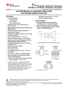 Cap-Free NMOS 400-mA Low-Dropout