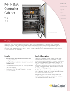 P44 NEMA Controller Cabinet - Consolidated Traffic Controls