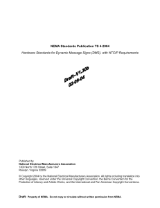 NEMA Standards Publication TS 4-2004 Hardware