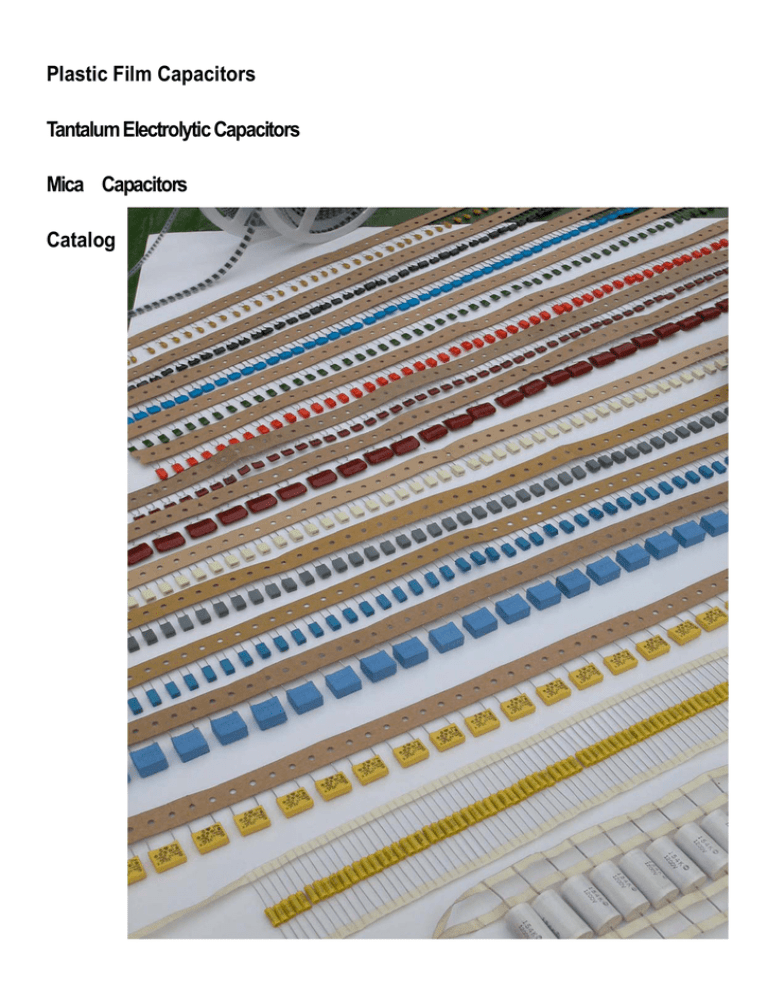 Plastic Film Capacitors