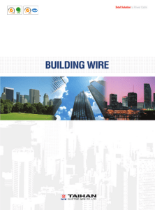 Building Wire - Taihan Electric Wire Co. Ltd