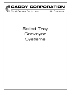 Soiled Tray Conveyor Systems