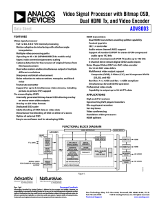 Analog Devices ADV8003KBCZ-7C Datasheet
