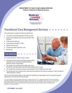 Transitional Care Management Services