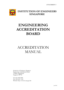 EAB Accreditation Manual - International Engineering Alliance