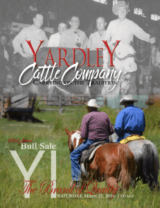 Bull Sale - Yardley Cattle Company