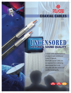 coaxial cables - Prabhat Cables