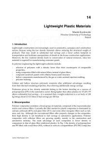 Lightweight Plastic Materials