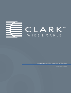 CLARK Wire and Cable - Carraro Broadcasting Solutions