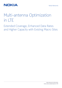 Multi-antenna Optimization in LTE - Alcatel