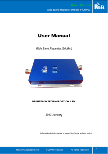 User Manual - Plantron.gr