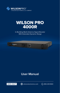 WILSON PRO 4000R