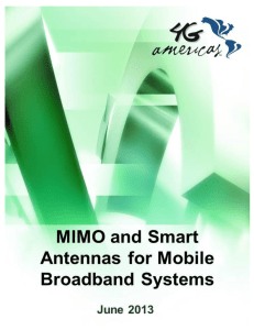 MIMO and Smart Antennas for Mobile Systems